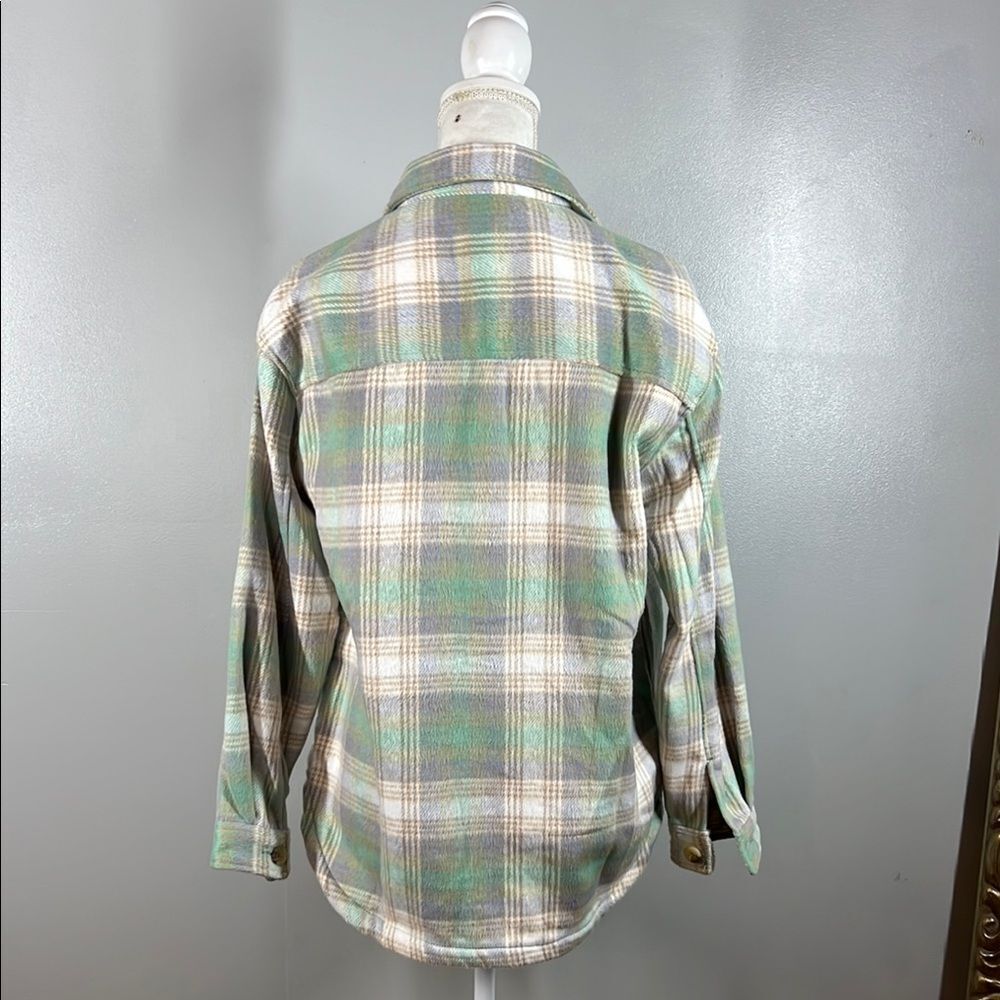 Members Mark Plaid Button-Up Jacket/Shacket - Picture 2 of 7